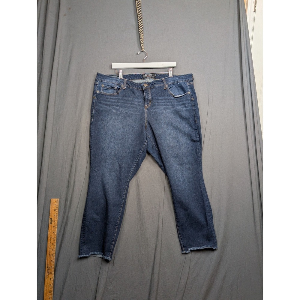Torrid Womens‎ Straight Leg Jeans Sz 22 Blue Denim